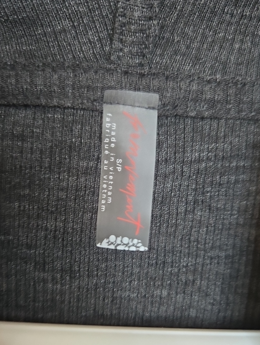 Free People Charcoal Gray Long-Sleeve Hooded Tee - Picture 2 of 6